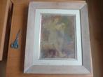 poppe damave schilderij tine naakt olieverf 1957 in lijst, Ophalen
