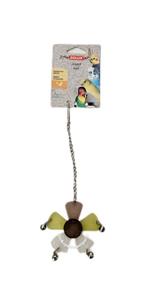 Vogelspeelgoed   " Acryl bloem met belletjes  "  €4.75, Ophalen of Verzenden, Nieuw, Speelgoed