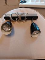 Zwarte Plafonspots met Lampjes, Gebruikt, Minder dan 30 watt, Halogeen (gloei)lamp, Overige fittingen
