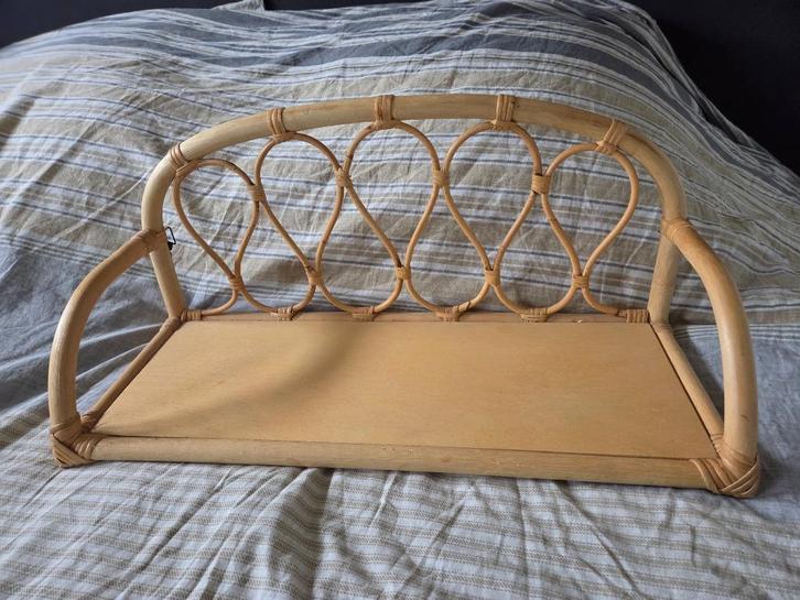 Rotan Wandrek, Huis en Inrichting, Woonaccessoires | Wandplanken en Boekenplanken, Zo goed als nieuw, Ophalen