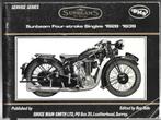 Sunbeam 4 stroke 1928 1939 boek motor (BMS), Zo goed als nieuw, Verzenden, Merk of Model