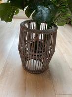 Riverdale vintage vaas 35x45cm /Rotan plantenbak decoratief, Tuin en Terras, Bloempotten, Ophalen, Overige materialen, Gebruikt