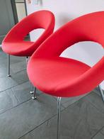 Rode Artifort stoelen Nina, modern en luxueus!, Ophalen, Twee, Zo goed als nieuw, Stof