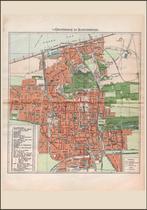 Grote landkaart plattegrond van Den Haag uit ~ 1914, Ophalen of Verzenden, 1800 tot 2000, Wereld, Landkaart