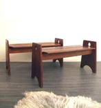 Gilbert Marklund sixties benches vintage mid century design, Huis en Inrichting, Banken | Sofa's en Chaises Longues, Ophalen, Gebruikt