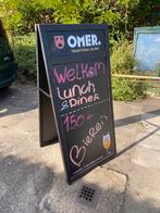Reclamebord, stoepbord, krijtbord, Omer, Ophalen, Gebruikt, Reclamebord
