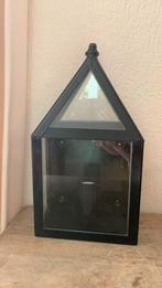 Buitenlamp ijzer en glas, Ophalen of Verzenden, Zo goed als nieuw, 50 tot 250 watt, Wandlamp