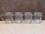 4 Jan des Bouvrie theeglazen - Pickwick, Huis en Inrichting, Keuken | Servies, Glas of Glazen, Gebruikt, Ophalen of Verzenden