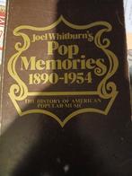 JOEL WHITBURN'S ) POP MEMORIES 1890-1954)ISBN: 0898200830, Ophalen of Verzenden, Zo goed als nieuw, Joel Whitburn