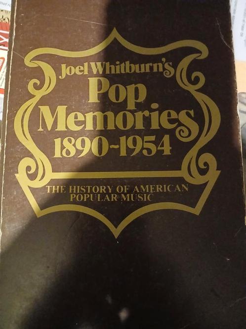 JOEL WHITBURN'S ) POP MEMORIES 1890-1954)ISBN: 0898200830, Boeken, Muziek, Zo goed als nieuw, Ophalen of Verzenden