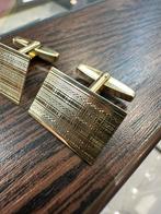 14K Gouden Manchetknopen, Sieraden, Tassen en Uiterlijk, Manchetknopen, Ophalen of Verzenden, Zo goed als nieuw, Goud, Verguld