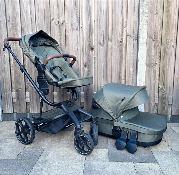 Easywalker Harvey 3 Premium Emerald Green, Kinderen en Baby's, Kinderwagens en Combinaties, Gebruikt, Combiwagen, Overige merken
