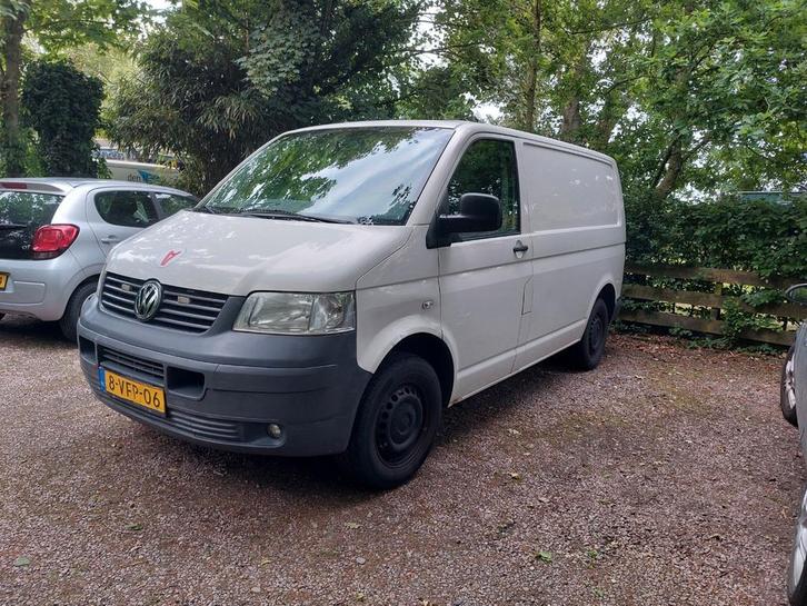 Volkwagen Transporter T5 2.5  aut. Diesel grijs kenteken, Auto's, Bestelauto's, Particulier, Airconditioning, Centrale vergrendeling