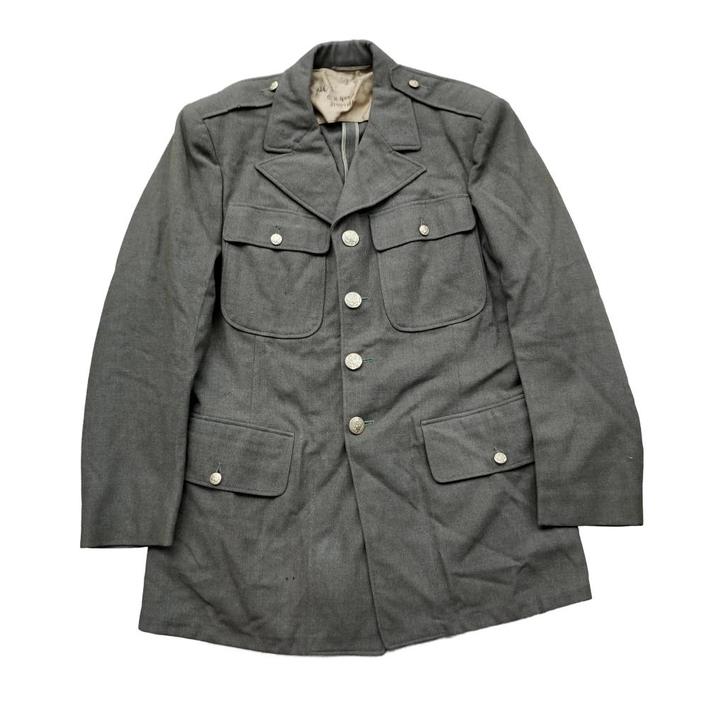 WWII USAAF Class A Jacket Named, Verzamelen, Militaria | Tweede Wereldoorlog, Landmacht, Kleding of Schoenen, Amerika, Ophalen of Verzenden