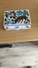 Opbergdoosje blauw, Antiek en Kunst, Ophalen of Verzenden