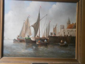 C.DOMMERSHUIIZEN, Sup. Museaal Havengezicht, m Naamplaatje beschikbaar voor biedingen