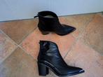 Enkellaarzen leer Unisa cowboy laarzen maat 40 enkellaarsjes, Kleding | Dames, Schoenen, Hoge laarzen, Zwart, Ophalen of Verzenden