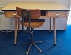 Vintage/retro bureau jaren 50, Huis en Inrichting, Bureaus, Ophalen, Gebruikt