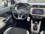 Nissan Micra 1.0 IG-T | N-Connecta 5-Drs | Airco | Cruise |, Auto's, Gebruikt, Euro 6, 100 pk, Wit