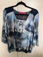 Blouse met blauwe print, maat XXL (Nieuw), Ophalen of Verzenden, Nieuw, Maat 46/48 (XL) of groter, Blauw