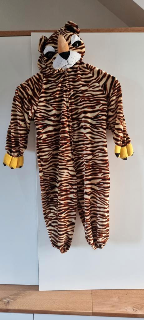 Tijger verkleedpak maat 104 - Carnaval!, Kinderen en Baby's, Carnavalskleding en Verkleedspullen, Zo goed als nieuw, Jongen of Meisje
