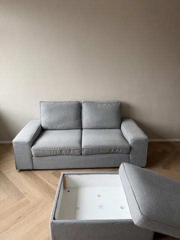 IKEA Kivik 2-zits bank en poef - afbeelding 2