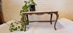 Vintage Franse marmeren salontafel op messing onderstel, Antiek en Kunst, Antiek | Meubels | Tafels, Ophalen