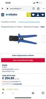 Klauke perstang, Doe-het-zelf en Verbouw, Gereedschap | Handgereedschap, Ophalen of Verzenden, Zo goed als nieuw