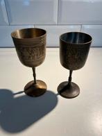 Messing wijnglazen, Ophalen of Verzenden