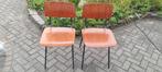 2 leuke oude stoeltjes, Huis en Inrichting, Stoelen, Ophalen, Zo goed als nieuw, Bruin, Twee