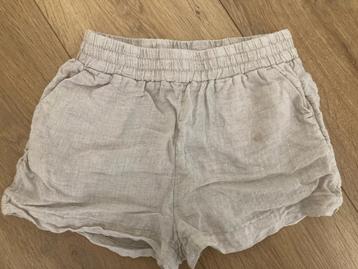 Linnen short/korte broek H&M, maat 104 beschikbaar voor biedingen