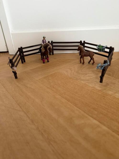 Schleich ruiter met IJslandse pony’s (42363), Verzamelen, Speelgoed, Zo goed als nieuw, Ophalen of Verzenden