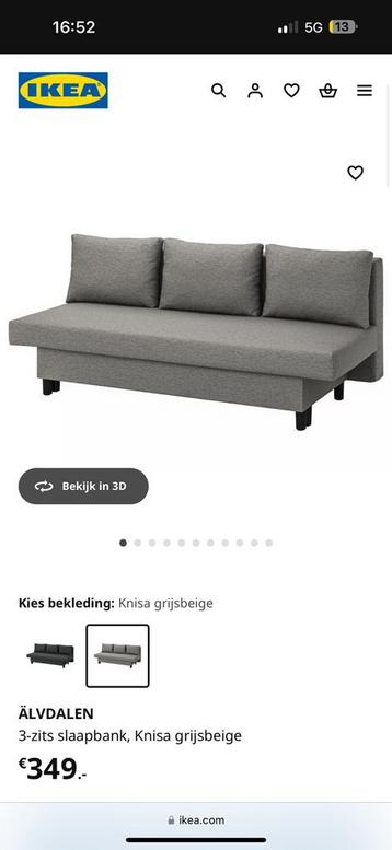 Slaapbank IKEA beschikbaar voor biedingen