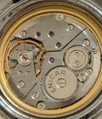 Enicar heren horloge jaren 60 – handopwind – RVS – 34mm, Overige merken, Staal, Met bandje, Polshorloge