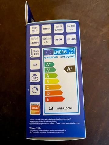 Spectrum SMART lampen ( 5 stuks ) 3 X E14 + 2 X E27 lamp beschikbaar voor biedingen