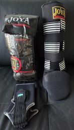 Set Joya Bokshandschoenen en Scheenbeschermers, Gebruikt, Overige, Vechtsportbescherming, Maat M