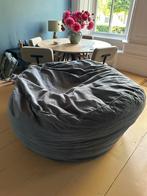 Vetsak Velvet Large Dark Grey, Huis en Inrichting, Zitzakken, Ophalen, Zo goed als nieuw, Grijs