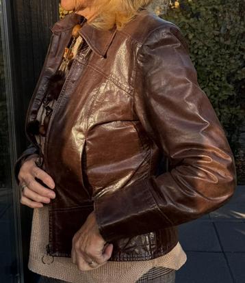 DNA Amsterdam Leren jasje mt 3, 36/38. beschikbaar voor biedingen