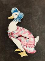 Beatrix Potter Klok: Jemima Puddle-Duck, Verzamelen, Ophalen of Verzenden, Dier, Zo goed als nieuw