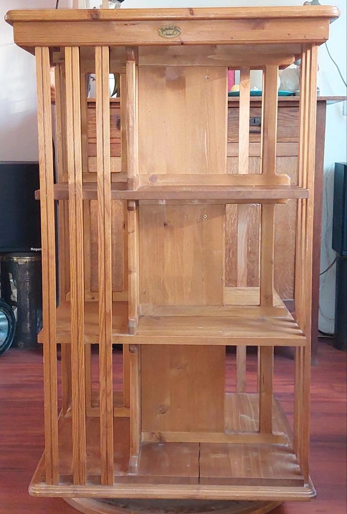 Prachtige massief eiken boekenmolen, Huis en Inrichting, Kasten | Vitrinekasten, Gebruikt, 100 tot 150 cm, 50 tot 100 cm, 50 tot 75 cm