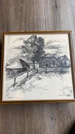 Diverse (6)pentekeningen van Andries Soer 1975 Limburg, Ophalen