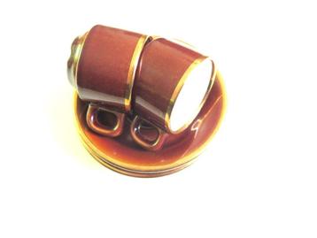 2 MOKKA / ESPRESSO kop en schotels  beschikbaar voor biedingen