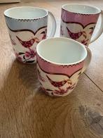 3 mokken, Ophalen, Gebruikt, Overige stijlen, Kop(pen) en/of Schotel(s)