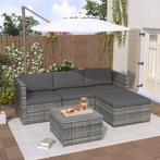 Lounge Sofa Set, Lounge Tuinmeubelen, Verzenden, Nieuw, 5 zitplaatsen, Loungeset