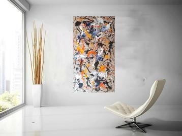 Life goes on Werk in Jackson Pollock-stijl ‼️ beschikbaar voor biedingen