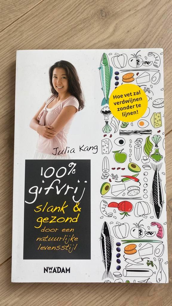 Julia Kang - 100% gifvrij, Boeken, Gezondheid, Dieet en Voeding, Zo goed als nieuw, Ophalen