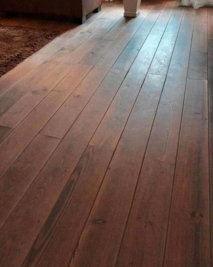 43m2 oud grenen vloer, ondervloer plinten 200/17/2 > Ehv5655, Huis en Inrichting, Stoffering | Vloerbedekking, Gebruikt, Laminaat