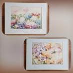 Frans Bianchi // Twee Originele Gesigneerde Aquarellen, Antiek en Kunst, Kunst | Litho's en Zeefdrukken, Ophalen