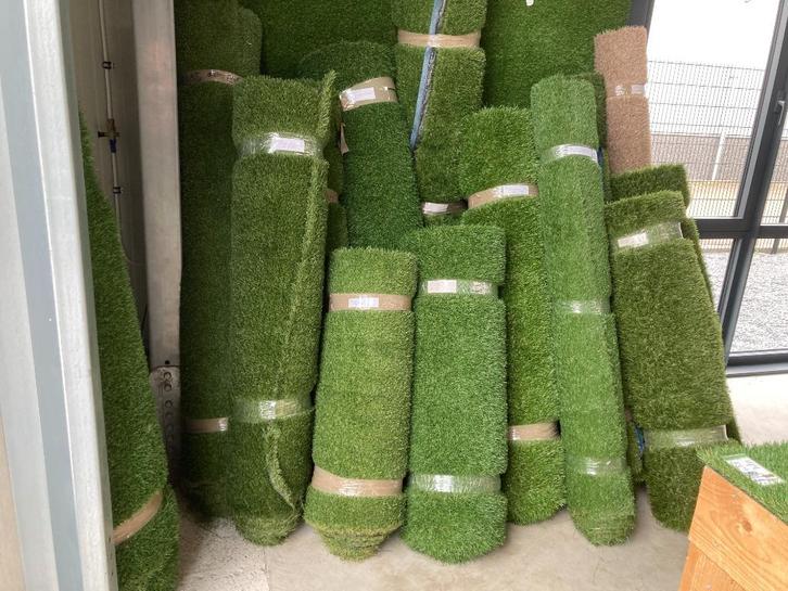 Kunstgras Coupons en restanten vanaf € 6,95 m², Tuin en Terras, Gras en Kunstgras, Nieuw, Kunstgras, 20 m² of meer, Ophalen