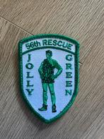 56th Rescue Green Feet Patch f16 aviano, Ophalen of Verzenden, Overige soorten, Amerika, Embleem of Badge